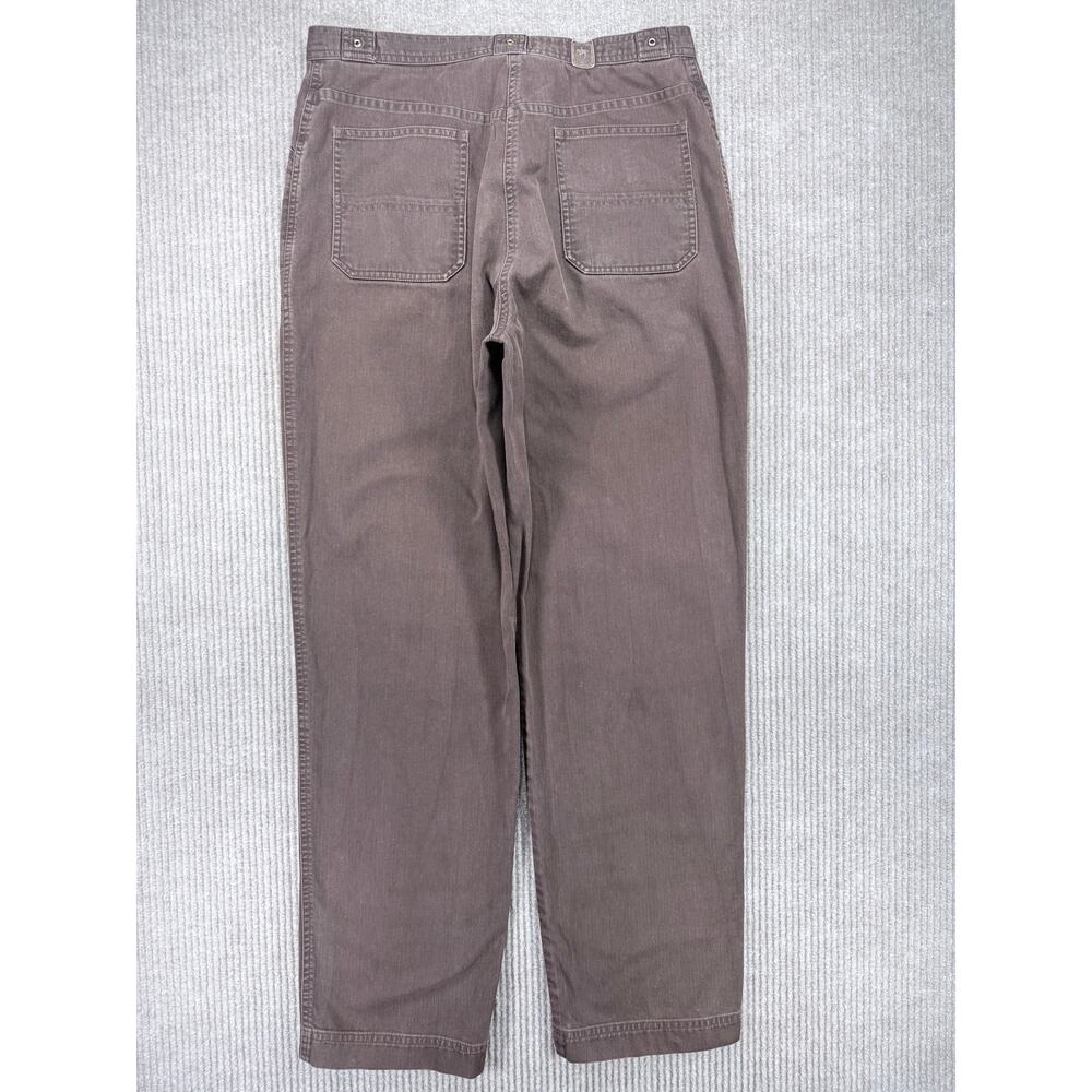 Lauren Ralph Lauren Brown Carpenter Utility Pants 10 - Picture 4 of 6